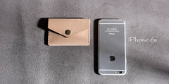 Handmade Leather Mens Cool billfold Wallet Card Holder Small Card Slim Wallets for Men - iwalletsmen