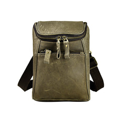 Leather Belt Pouch Mens Small Cases Waist Bag Hip Pack Belt Bag Fanny Pack Bumbag for Men