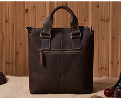 Handmade Leather Mens Cool Messenger Bag Work Bag Satchel Bag Briefcase Bag for men
