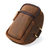 Handmade Leather Mens Running Armband for Cell Phones Sleeve Pouch Arm Case