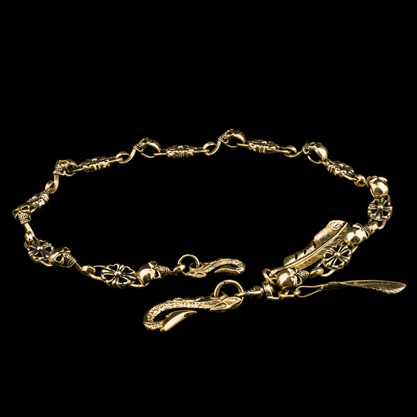 Brass Silver biker Tibetan wallet Chains for chain wallet biker wallet trucker wallet