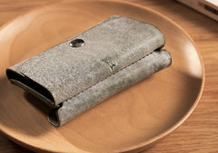 Handmade Leather Mens Cool Key Wallet Car Key Holder Car Key Case Card Holder for Men