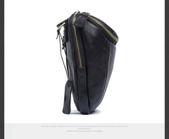 Leather Belt Pouch Mens Small Cases Waist Bag Hip Pack Belt Bag Fanny Pack Bumbag for Men