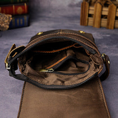 Leather Belt Pouch Mens Small Cases Waist Bag Hip Pack Belt Bag Fanny Pack Bumbag for Men