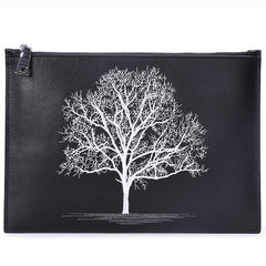 Handmade Leather Mens Clutch Cool Slim Wallet Zipper Clutch Wristlet Wallet for Men - iwalletsmen