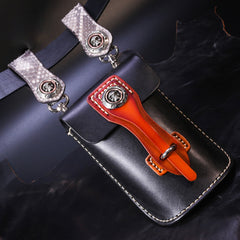Leather Belt Pouch Mens Small Cases Waist Bag Hip Pack Belt Bag Fanny Pack Bumbag for Men