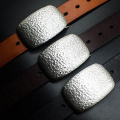 Handmade Genuine Leather Punk Rock Western Country Mens Cool Men Biker Trucker Leather Belt