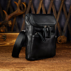 Leather Belt Pouch Mens Small Cases Waist Bag Hip Pack Belt Bag Fanny Pack Bumbag for Men