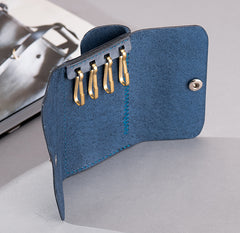 Handmade Leather Mens Cool Key Wallet Car Key Holder Car Key Case Card Holder for Men