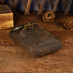Leather Belt Pouch Mens Small Cases Waist Bag Hip Pack Belt Bag Fanny Pack Bumbag for Men