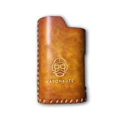Handmade Leather Tooled Reindeer Brown Mens LA PETITE BOX Holder Cigarette Case for Men - iwalletsmen