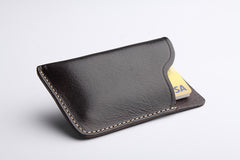 Handmade Leather Mens Cool billfold Wallet Card Holder Small Card Slim Wallets for Men