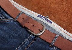 Genuine Leather Mens Leather Men Brown Black Belt for Men Cool Leather Belt