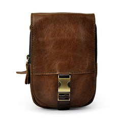 Leather Belt Pouch Mens Small Cases Waist Bag Hip Pack Belt Bag Fanny Pack Bumbag for Men