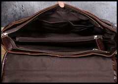 Genuine Leather Mens Cool Messenger Bag Chest Bag Bike Bag Cycling Bag for men