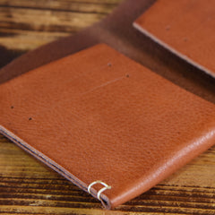 Handmade Leather Mens Cool Wallet Men Slim Wallets Front Pocket Wallet for Men - iwalletsmen
