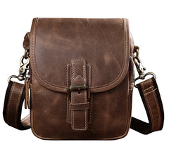 Leather Belt Pouch Mens Small Cases Waist Bag Hip Pack Belt Bag Fanny Pack Bumbag for Men