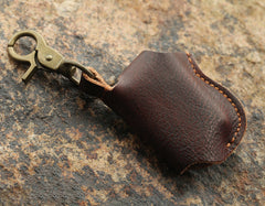 Cool Mens Leather Zippo Lighter Case Zippo lighter Holder with clip - iwalletsmen