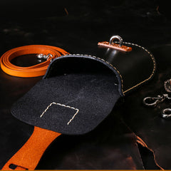 Leather Belt Pouch Mens Small Cases Waist Bag Hip Pack Belt Bag Fanny Pack Bumbag for Men