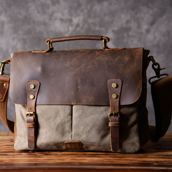 Canvas Mens Cool Messenger Bag iPad Bag Chest Bag Bike Bag Cycling Bag for men