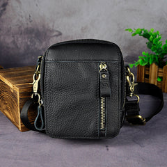 Leather Belt Pouch Mens Small Cases Waist Bag Hip Pack Belt Bag Fanny Pack Bumbag for Men