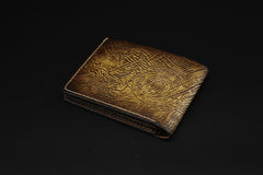 Handmade Leather Tooled Transformers Megatron Mens billfold Wallet Cool Leather Wallet Slim Wallet for Men