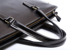 Genuine Leather Mens Cool Messenger Bag Briefcase Chest Bag Bike Bag Cycling Bag for men