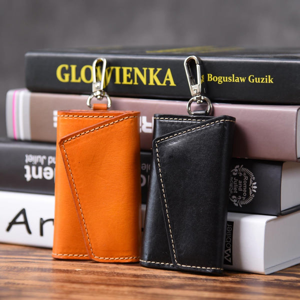 Handmade Leather Mens Cool Key Wallet Car Key Holder Car Key Case for Men - iwalletsmen