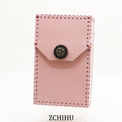 Handmade Cool Leather Womens Black Cigarette Holder Case Cigarette Holder for Women - iwalletsmen