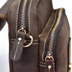 Leather Belt Pouch Mens Small Cases Waist Bag Hip Pack Belt Bag Fanny Pack Bumbag for Men