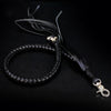 Handmade Leather Braided Wallet Chain Biker Wallet Chain Trucker Chain for Men - iwalletsmen