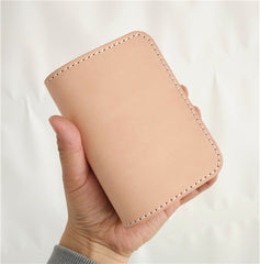 Handmade Mens Leather Small Biker Chain Wallets Cool billfold Biker Wallets with Chain - iwalletsmen