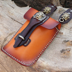 Leather Belt Pouch Mens Small Cases Waist Bag Hip Pack Belt Bag Fanny Pack Bumbag for Men