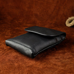 Leather Belt Pouch Mens Cases Waist Bag Hip Pack Belt Bag Fanny Pack Bumbag for Men