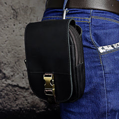Leather Belt Pouch Mens Small Cases Waist Bag Hip Pack Belt Bag Fanny Pack Bumbag for Men