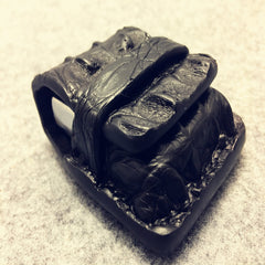 Cool Mens Crocodile Leather Snake Zippo Lighter Cases with Belt Loop Zippo lighter Holder with Belt clip - iwalletsmen