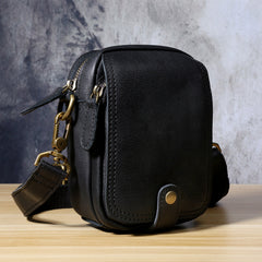 Leather Belt Pouch Mens Small Cases Waist Bag Hip Pack Belt Bag Fanny Pack Bumbag for Men