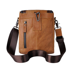 Leather Belt Pouch Mens Small Cases Waist Bag Hip Pack Belt Bag Fanny Pack Bumbag for Men