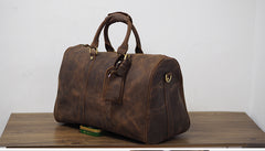 Cool Leather Mens Weekender Bags Vintage Travel Bags Duffle Bag for Men - iwalletsmen