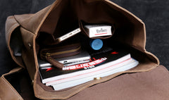 Genuine Leather Mens Cool Backpack Sling Bag Large Black Travel Bag Hiking Bag for men