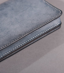 Handmade Leather Mens Clutch Wallet Cool Leather Wallet Long Phone Wallets for Men