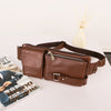 Leather Mens FANNY PACK MENS WAIST BAG HIP PACK BELT BAG FOR MEN - iwalletsmen