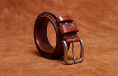 Genuine Leather Mens Leather Men Brown Black Belt for Men Cool Leather Belt