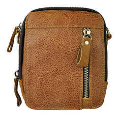 Leather Belt Pouch Mens Small Cases Waist Bag Hip Pack Belt Bag Fanny Pack Bumbag for Men