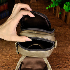 Leather Belt Pouch Mens Small Cases Waist Bag Hip Pack Belt Bag Fanny Pack Bumbag for Men