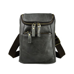 Leather Belt Pouch Mens Small Cases Waist Bag Hip Pack Belt Bag Fanny Pack Bumbag for Men