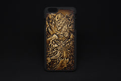 Handmade Leather Tooled iPhone6 7 plus 6s 7s plus League of Legends iPhone Case