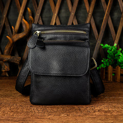 Leather Belt Pouch Mens Small Cases Waist Bag Hip Pack Belt Bag Fanny Pack Bumbag for Men