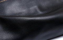 Genuine Leather Mens Cool Messenger Bag Chest Bag Bike Bag Cycling Bag for men