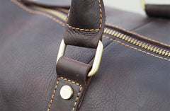 Cool Leather Mens Weekender Bags Vintage Travel Bags Duffle Bag for Men - iwalletsmen